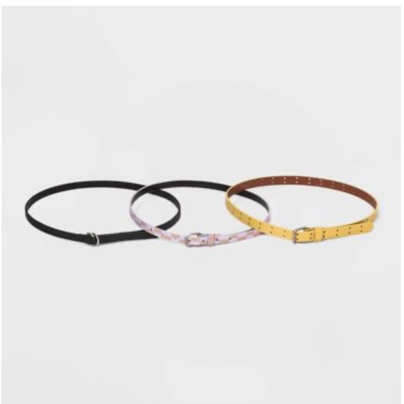 Universal Thread Accessories - (L)- Universal Thread Women's New Fashion Trio Belt